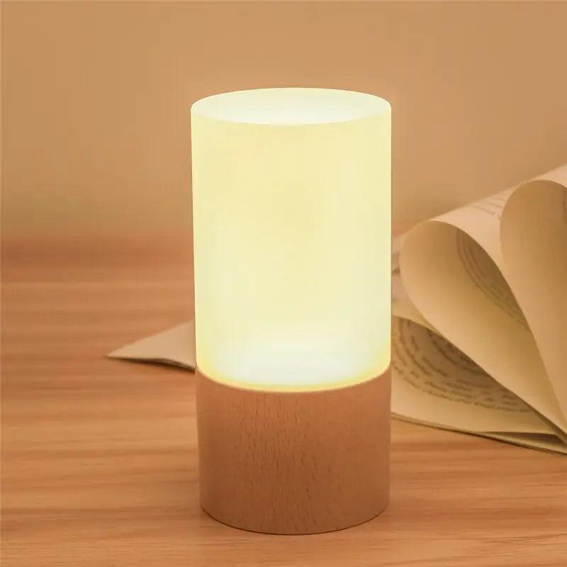 cute Nordic Wood Led Lamp from Light grace