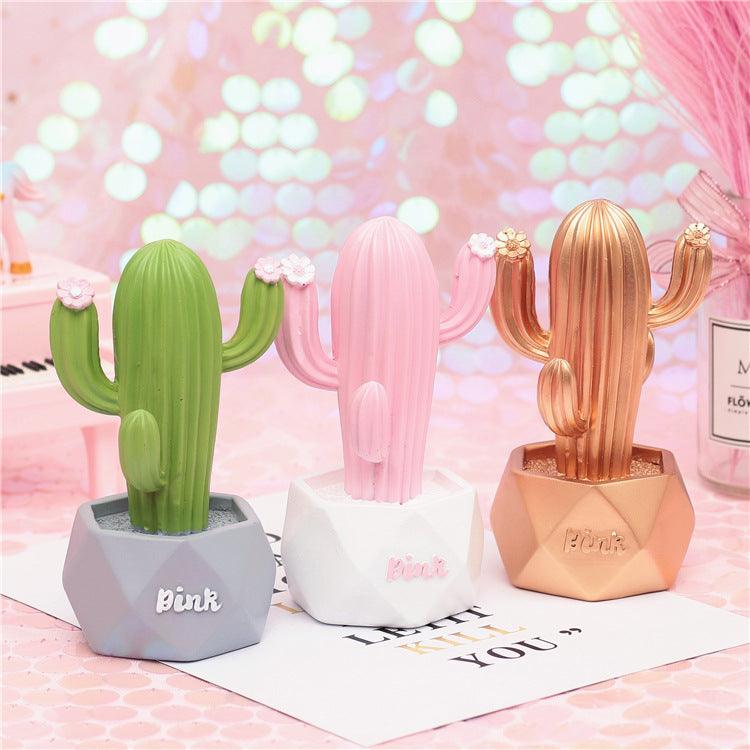Light grace Mini Cactus Night Lamps - Gold A