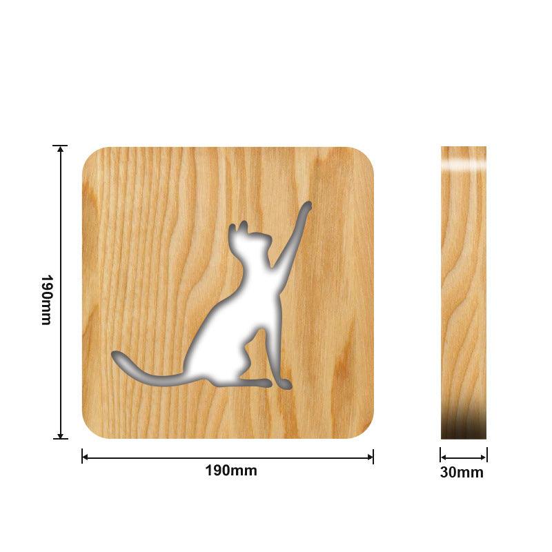 Wooden Pet Night Lamps from Light grace