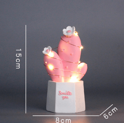 Light grace Mini Cactus Night Lamps - Gold A