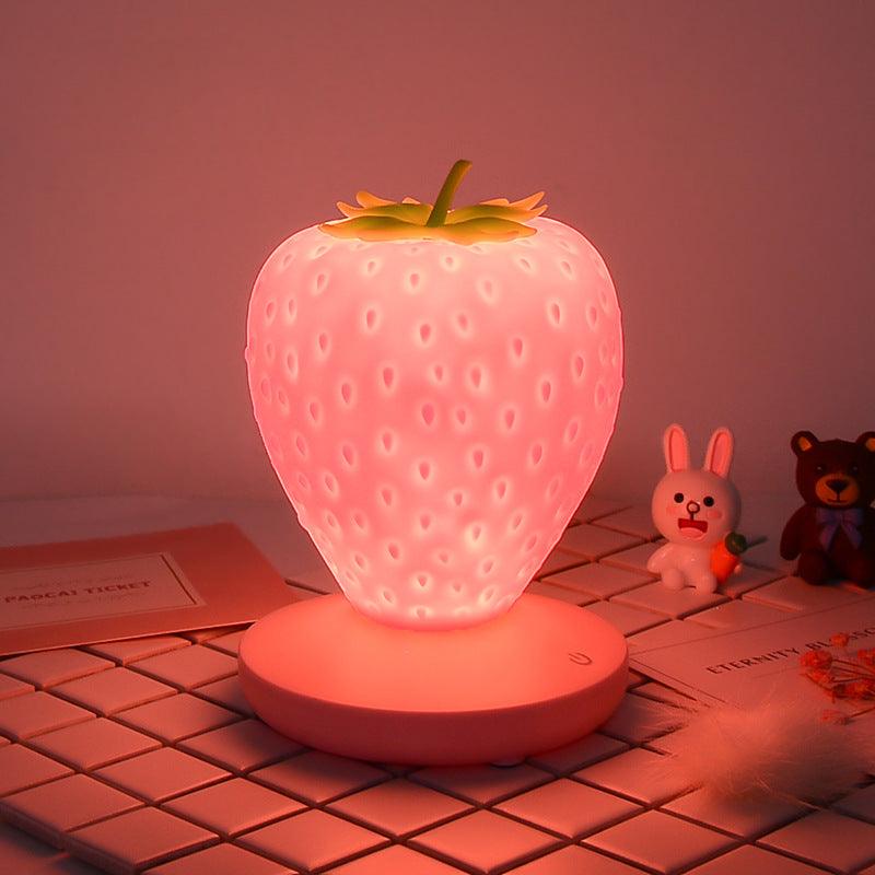 Lightgrace Strawberry Night Lamp - Pink