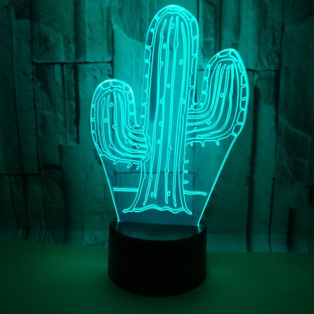 Cactus 3D Lamp - Light Grace