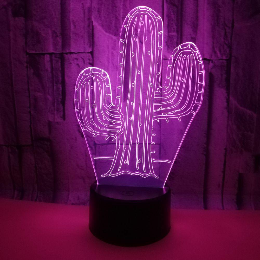 Cactus 3D Lamp - Light Grace