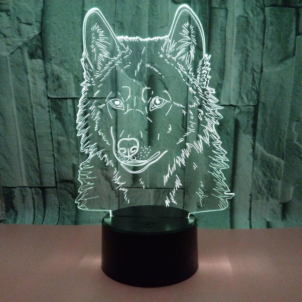 Lightgrace Wolf 3D Lamp - Default Title