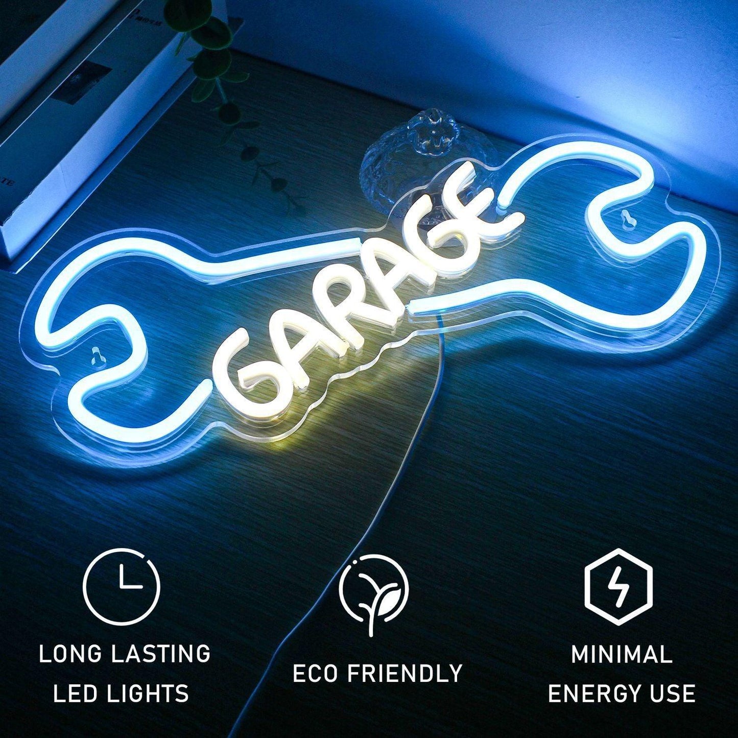 Wrench Neon Sign from Light grace