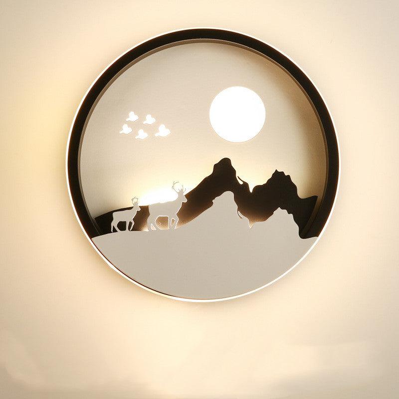 Light grace cute Modern Wall Lamp - Weaver Girl / Warm white