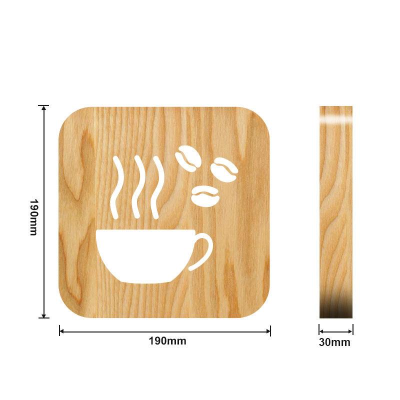 Lightgrace Wooden Coffee Night Lamp - Default Title