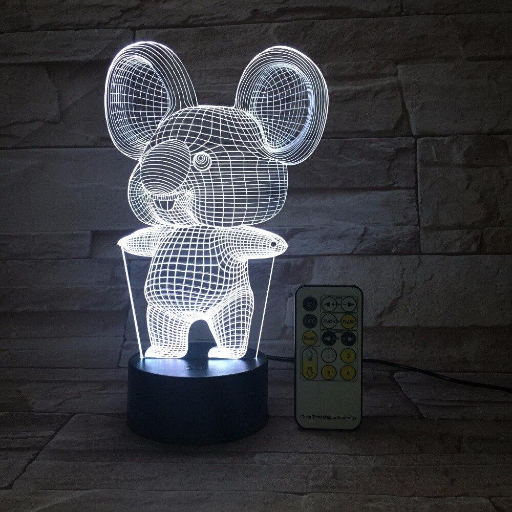 night light from Light grace Koala 3D Lamp