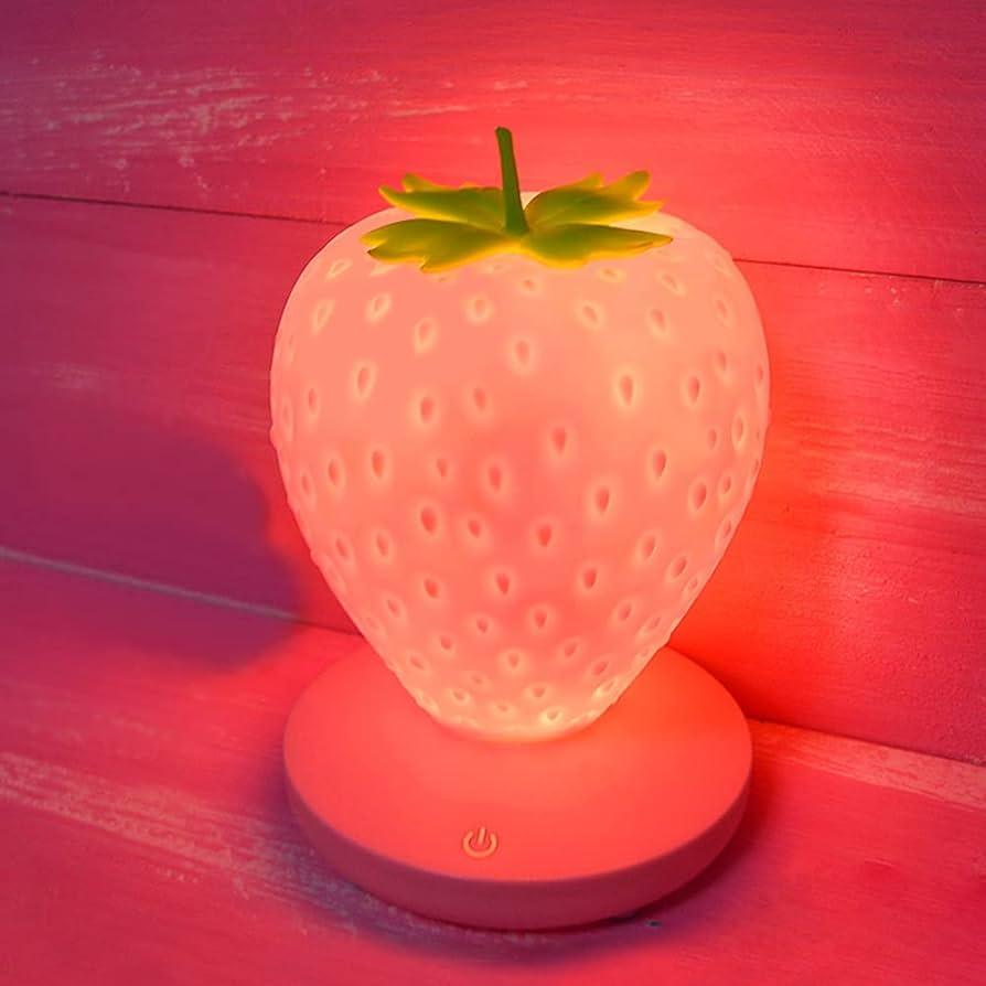 Strawberry Night Lamp - Pink from Light grace