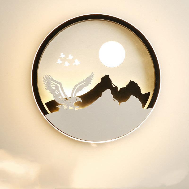 Light grace cute Modern Wall Lamp - Weaver Girl / Warm white
