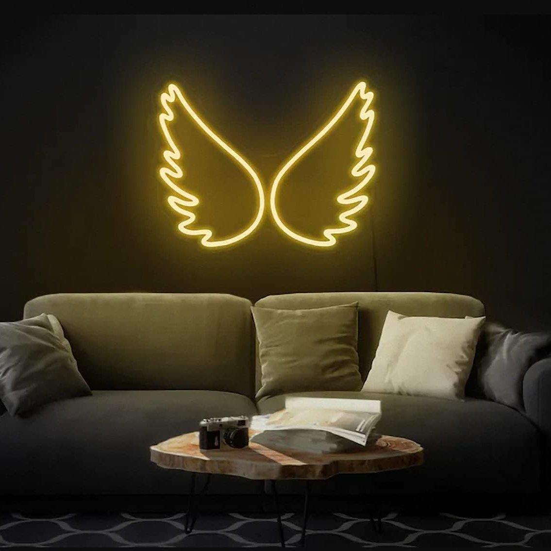 Wings Neon Sign from Light grace