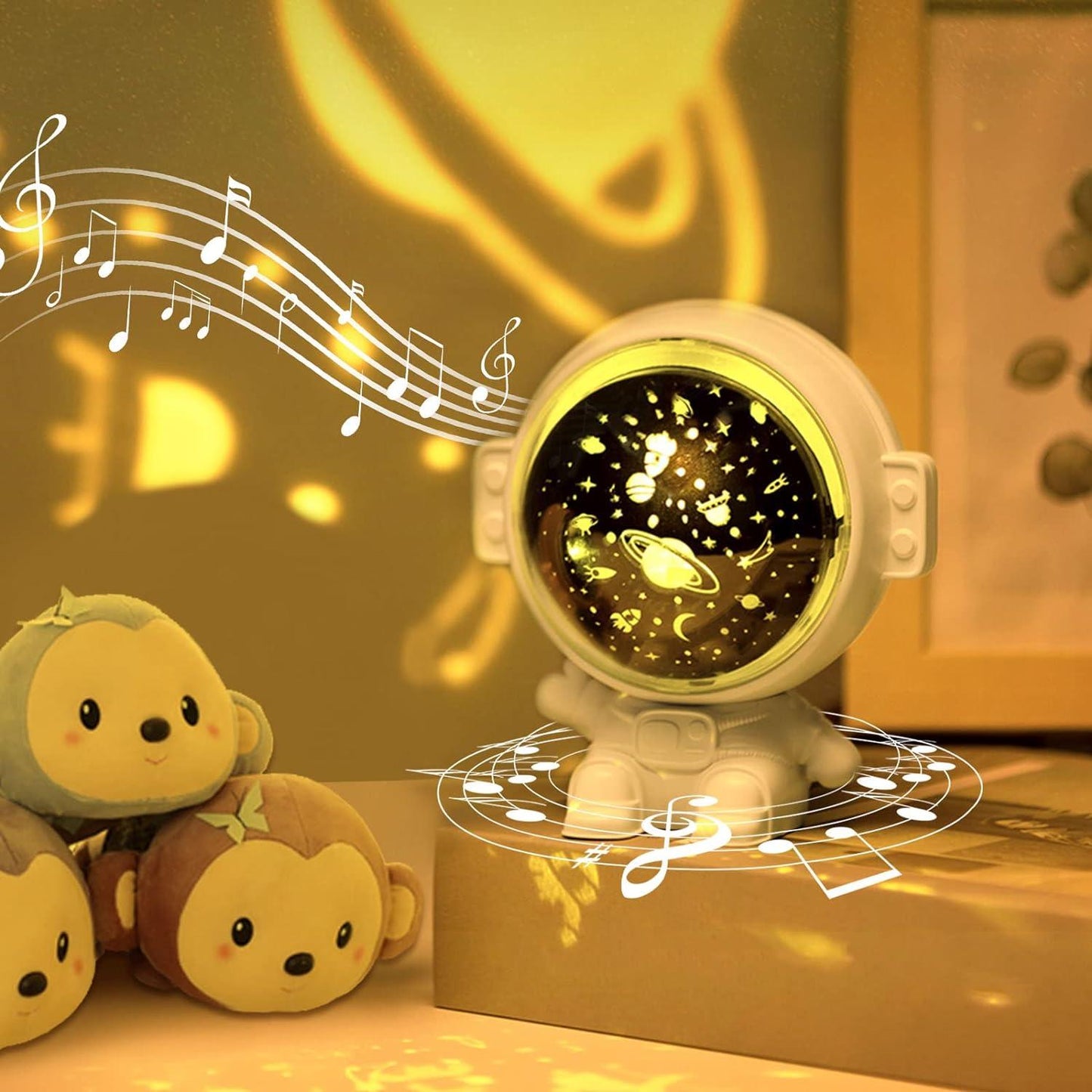 Light grace Mini Astronaut Galaxy Projector - Pink
