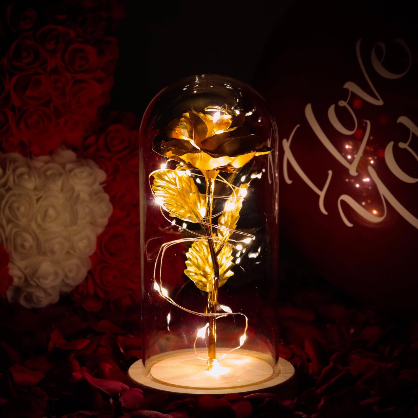 Rose Eternal Lamp from Light grace in room corner