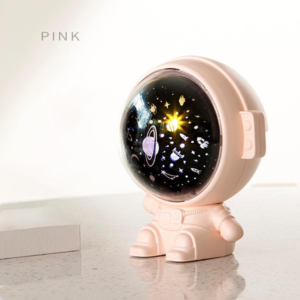 Lightgrace Mini Astronaut Galaxy Projector - Pink