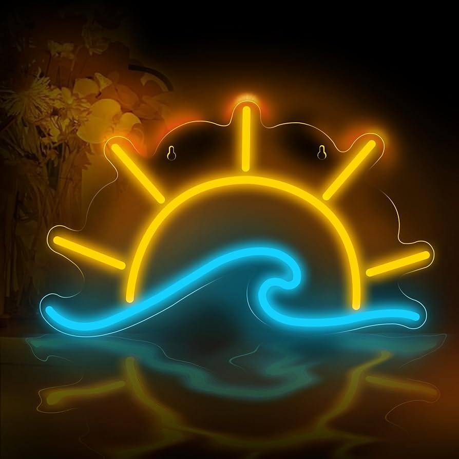 Sun Wave Neon Sign - Default Title from Light grace