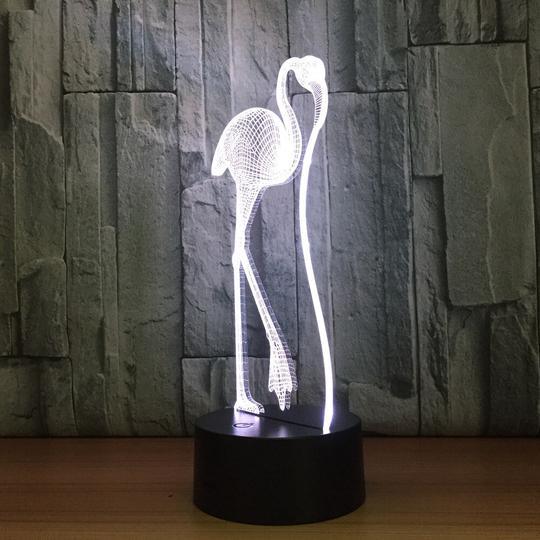 Flamingo 3D Lamp - Light Grace