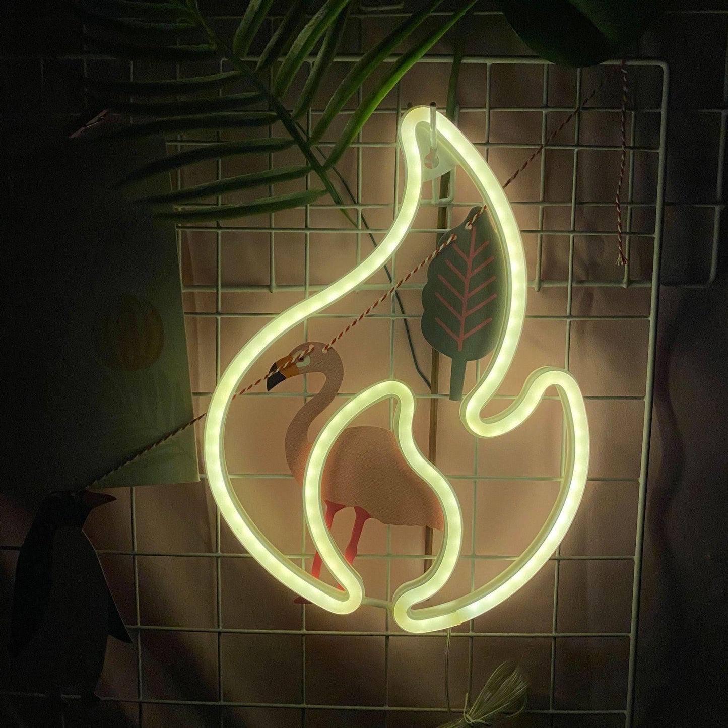 Light grace Fire Flame Neon Sign 2 night lights