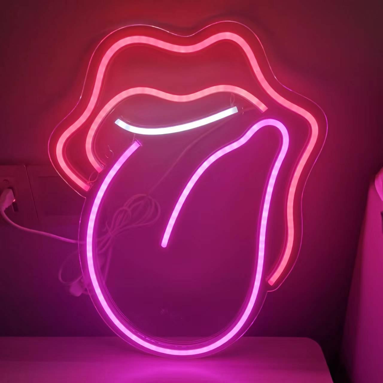 Light grace cute Mouth Neon Sign - Default Title