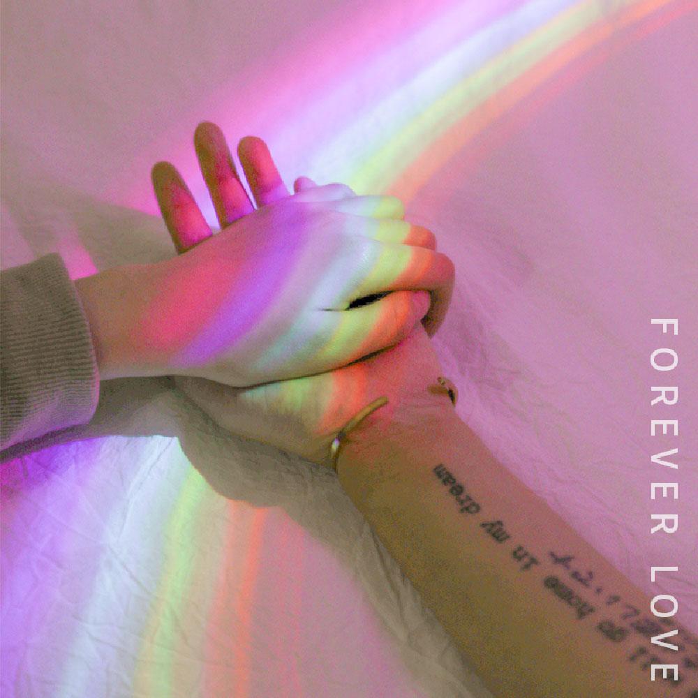 Rainbow Projector from Light grace in room corner