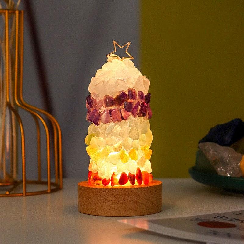 Light grace Crystal Gravel Night Lamp