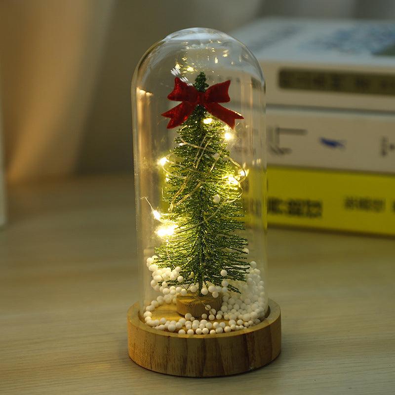 Light grace Decorative Christmas Lamps glowing in dark room