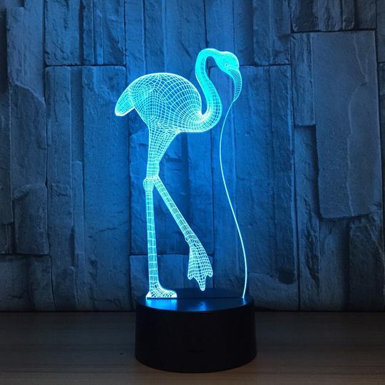 Flamingo 3D Lamp - Light Grace