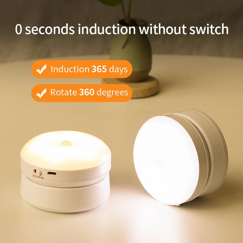 Rotating Led Sensor Lamp from Light grace in room corner