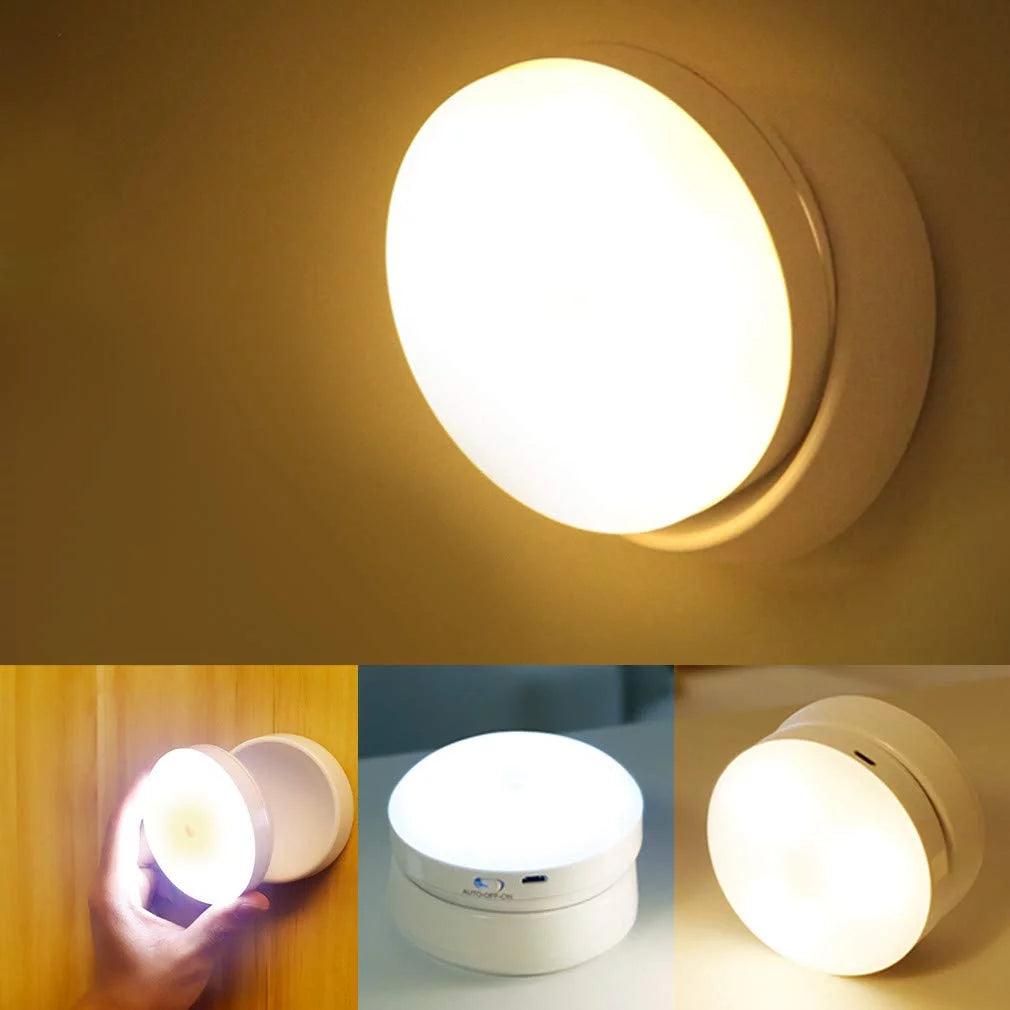 Rotating Led Sensor Lamp from Light grace in room corner