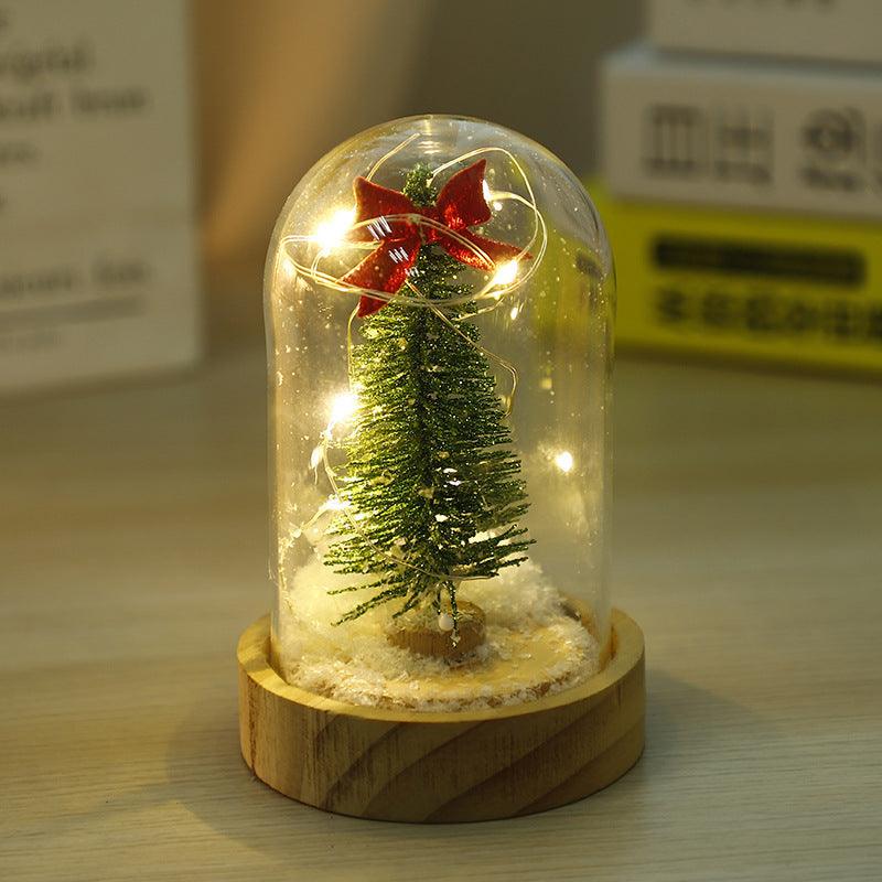 Light grace Decorative Christmas Lamps glowing in dark room