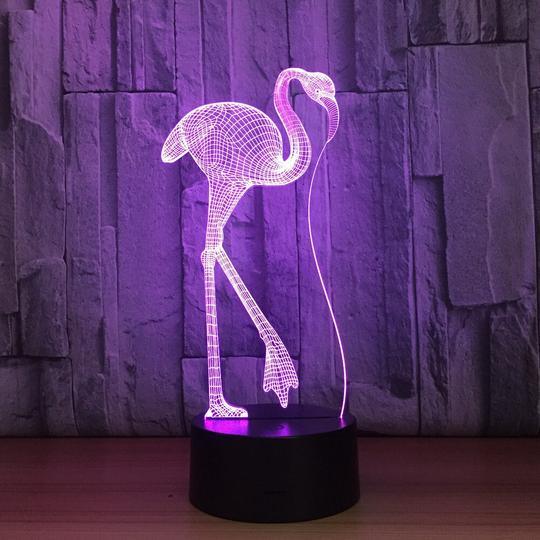 Flamingo 3D Lamp - Light Grace
