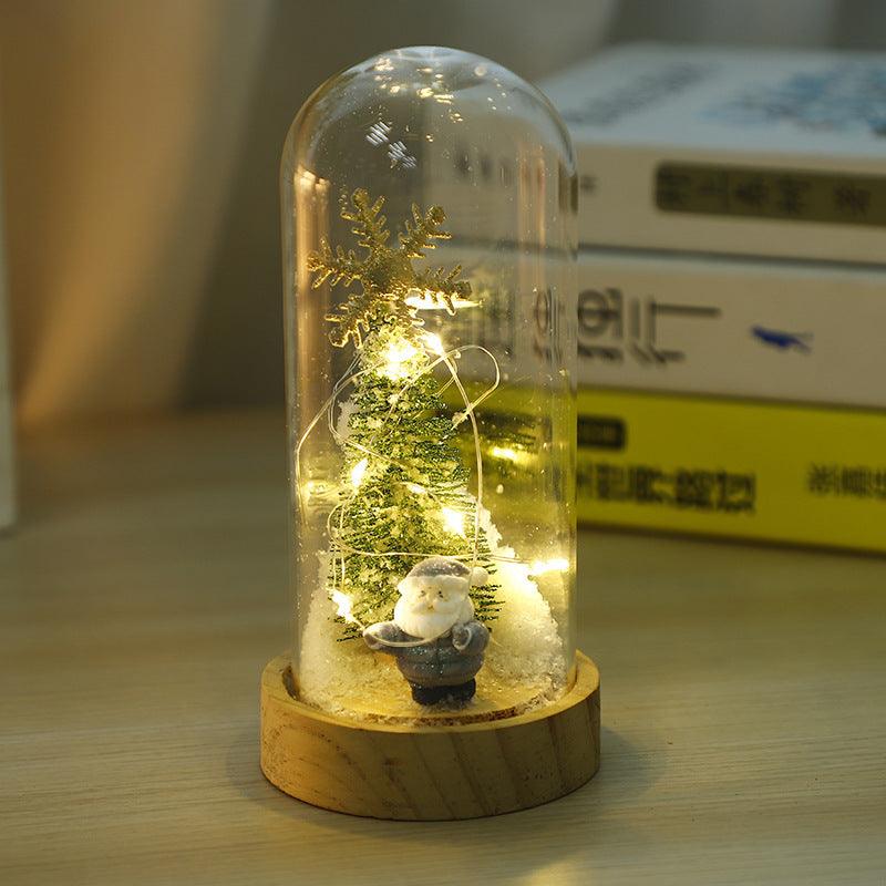 Light grace Decorative Christmas Lamps glowing in dark room