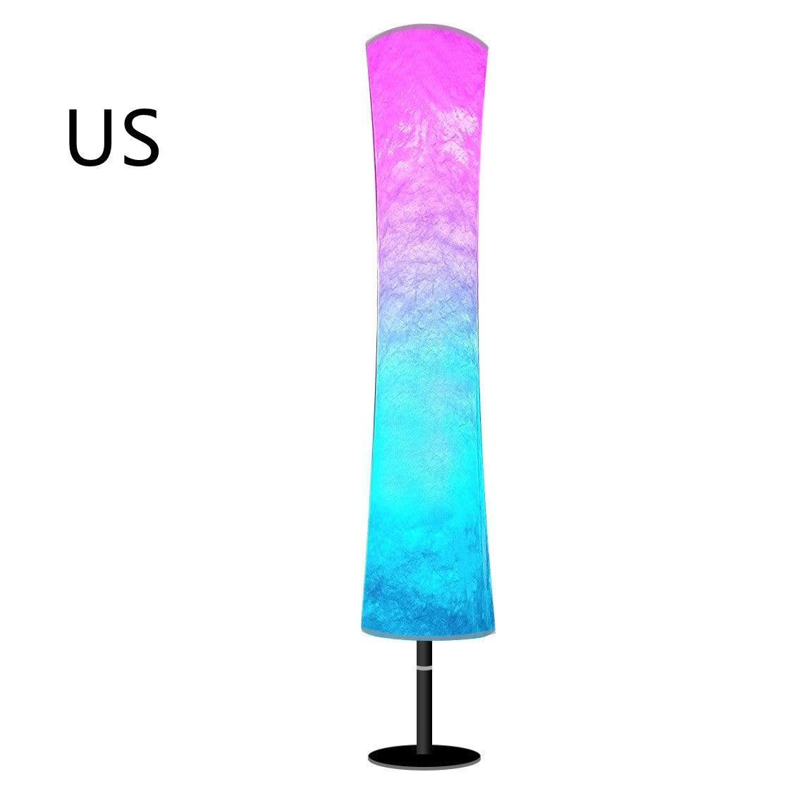 RGB Fabric Floor Lamp from Light grace in room corner