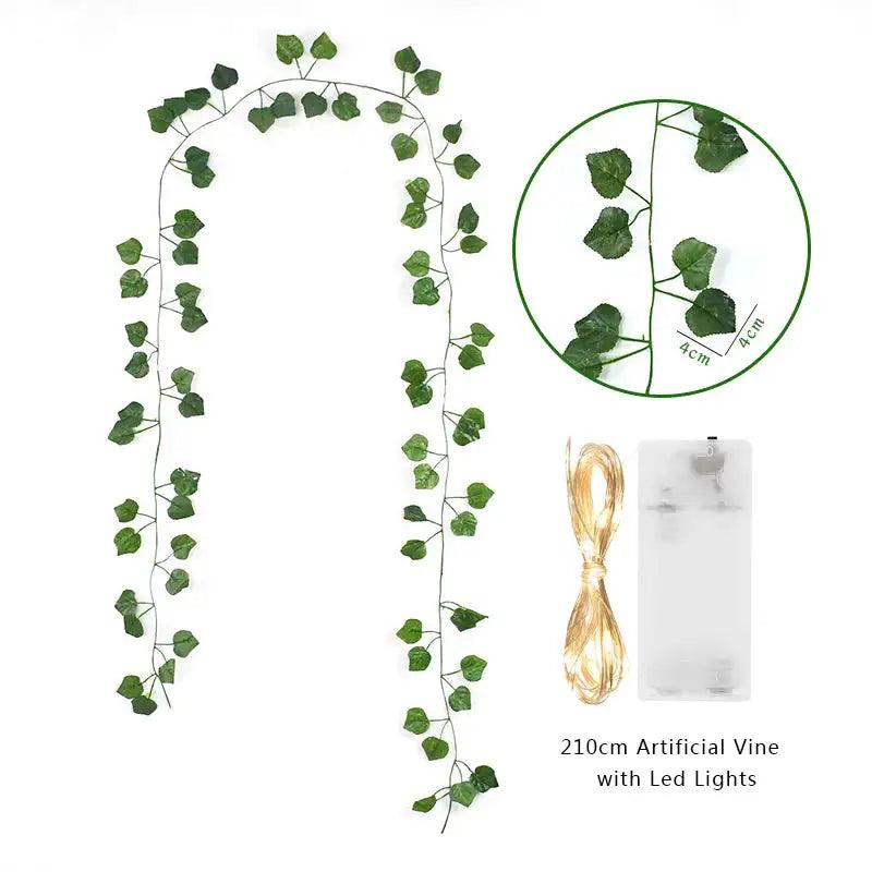 Green Leaf String Lights - Light Grace