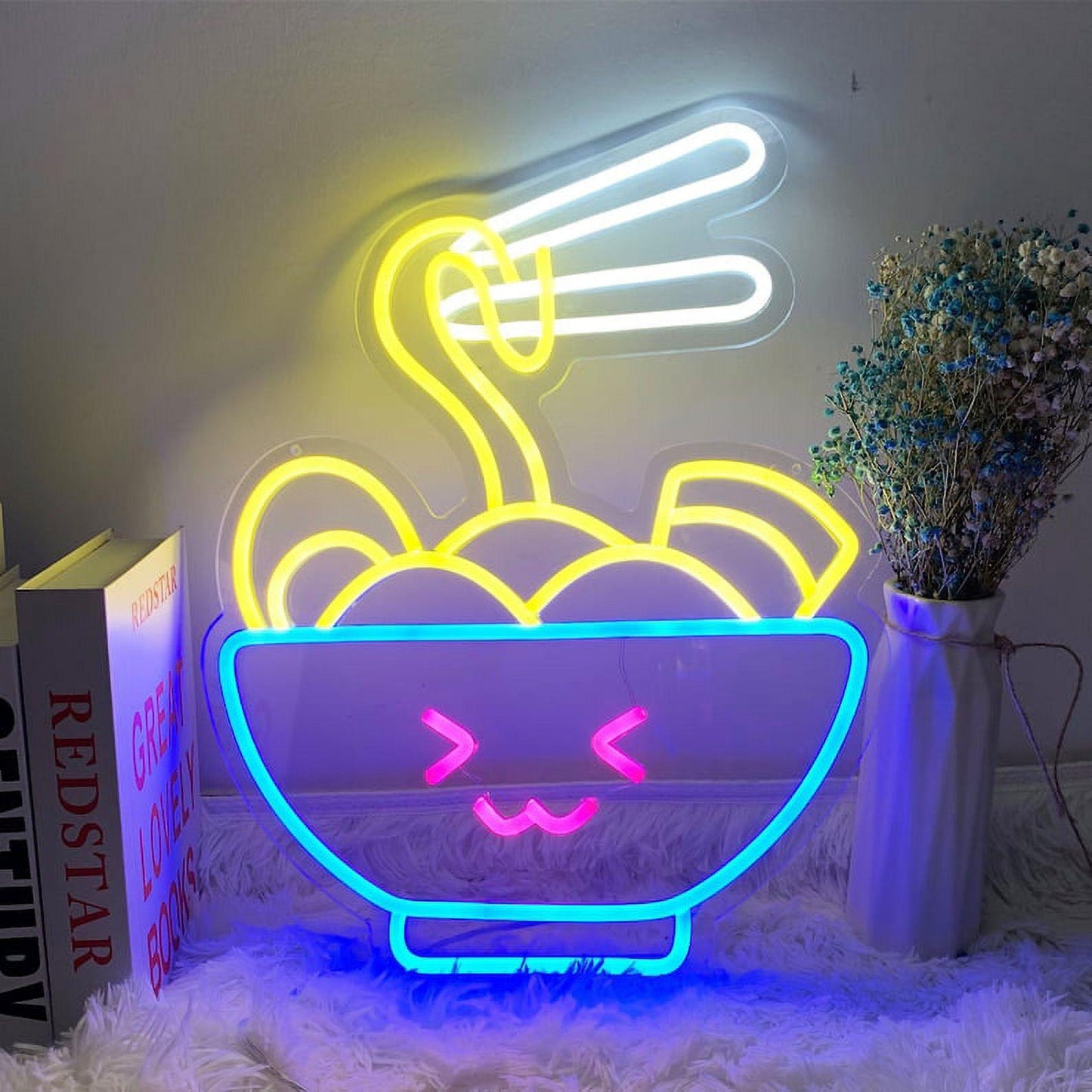 cute Noodles Neon Sign from Light grace
