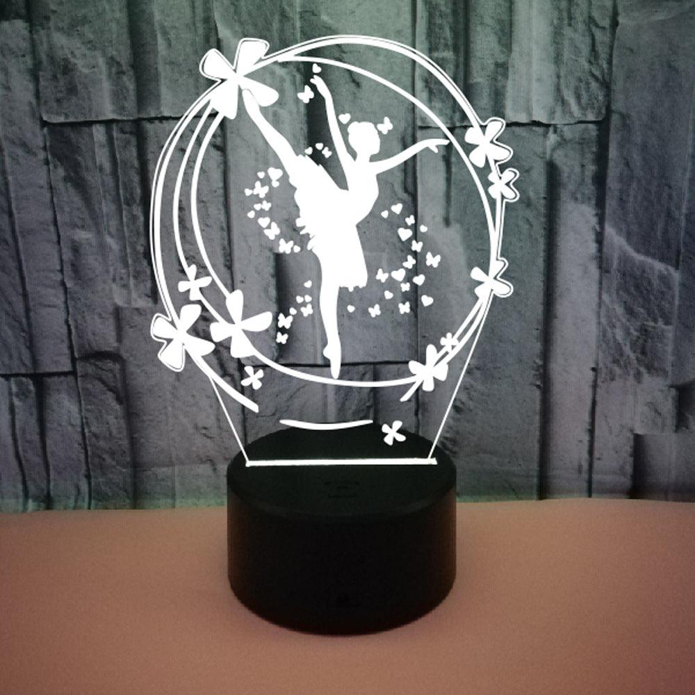 Ballet 3D Lamp - Light Grace