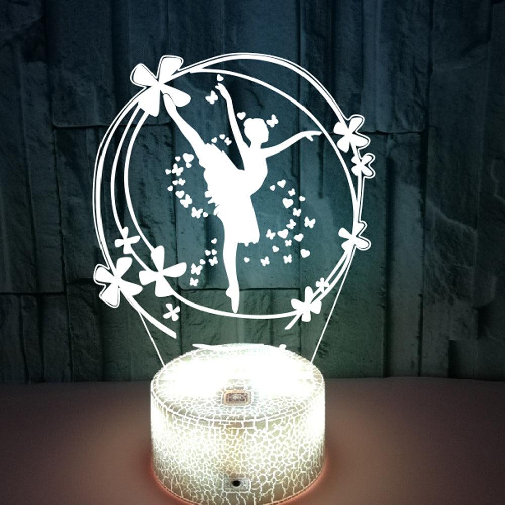 Ballet 3D Lamp - Light Grace