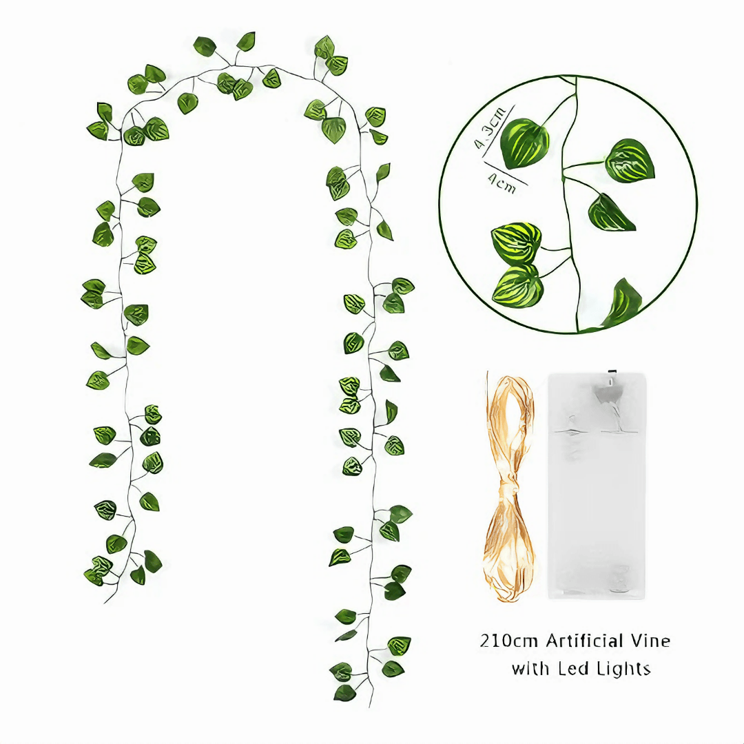 Green Leaf String Lights - Light Grace