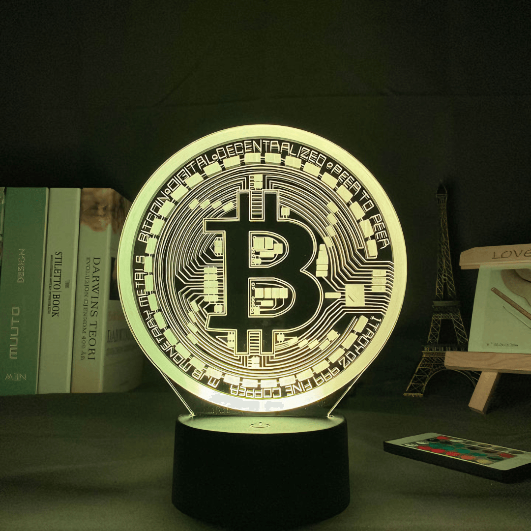 Bitcoin 3D Lamp - Light Grace