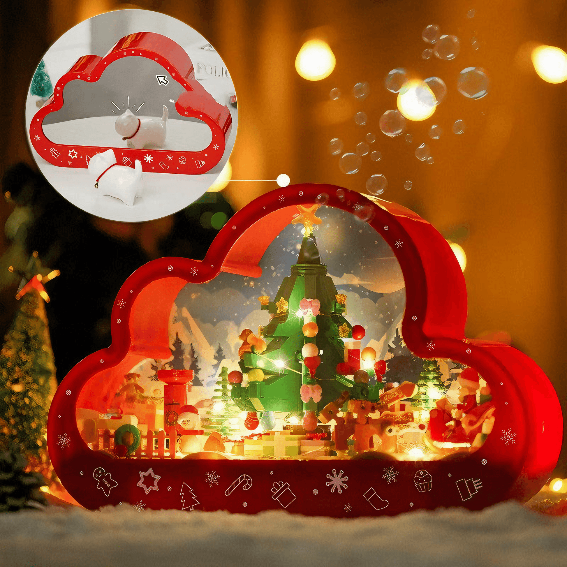 Lightgrace Decorative Christmas Cloud Lamp