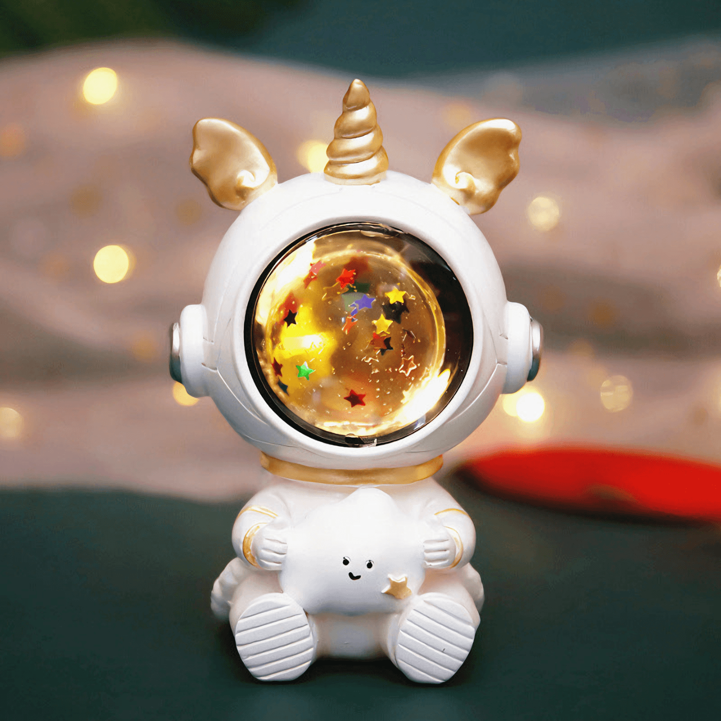 Light grace Cute Astronaut Night Lights glowing in dark room