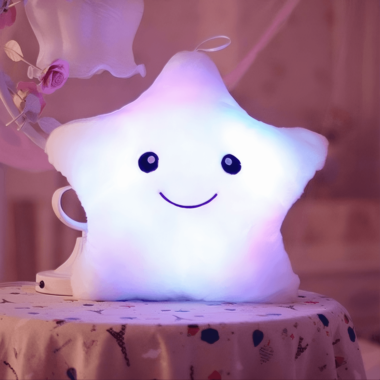 Light grace Luminous Soft Pillow - White