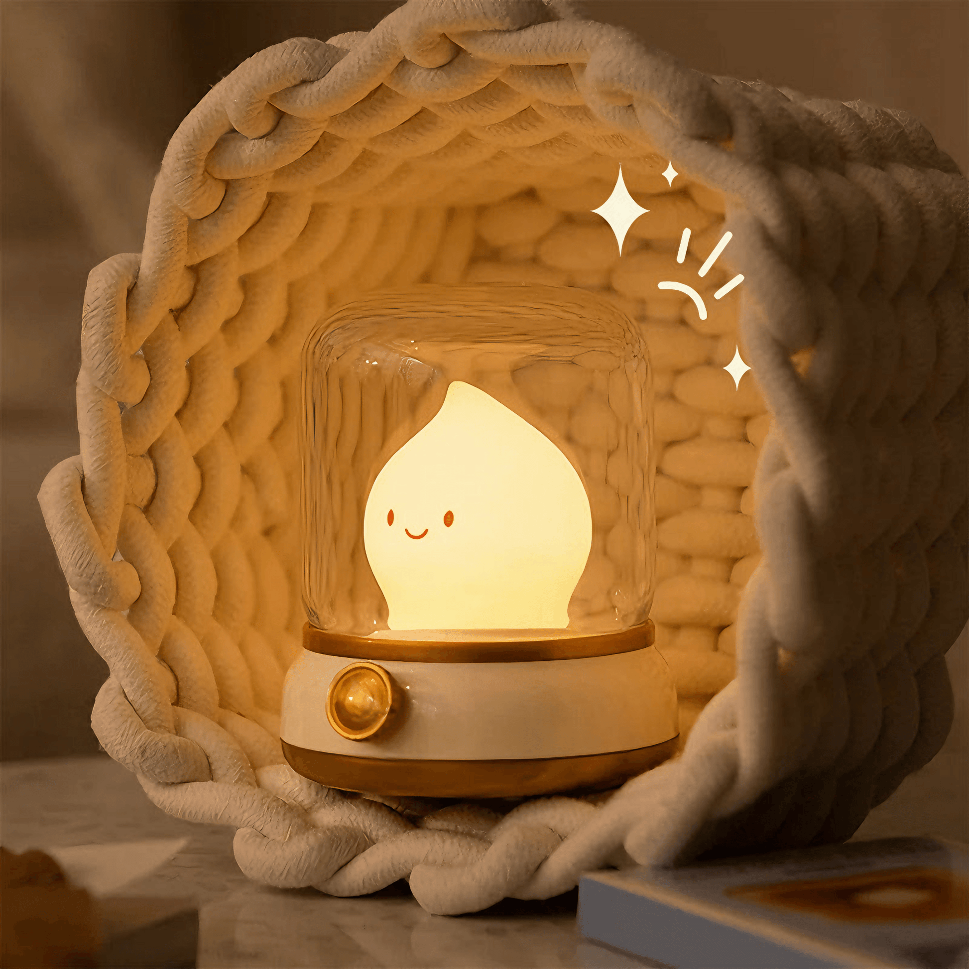 Lightgrace Candle Flame Night Lamp - Green