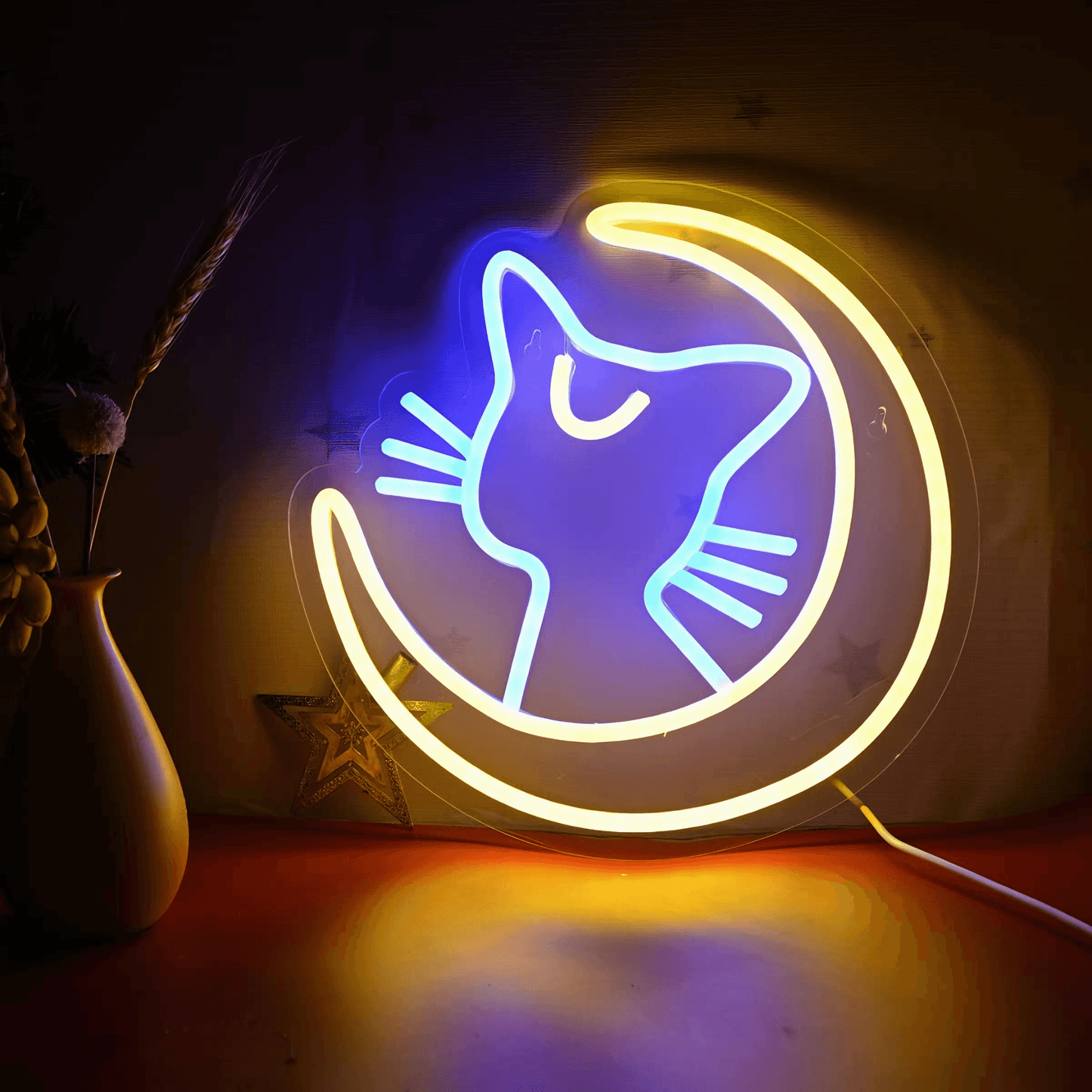 Light grace Luna Neon Sign - Violet