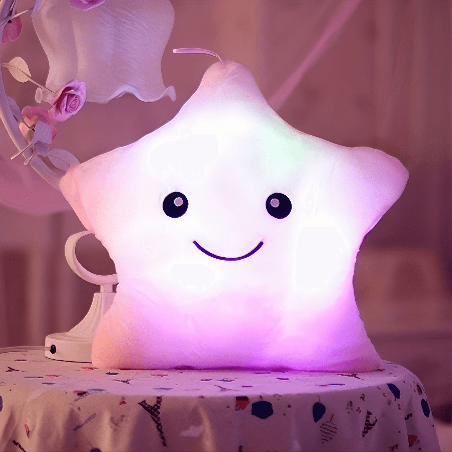 Light grace Luminous Soft Pillow - White