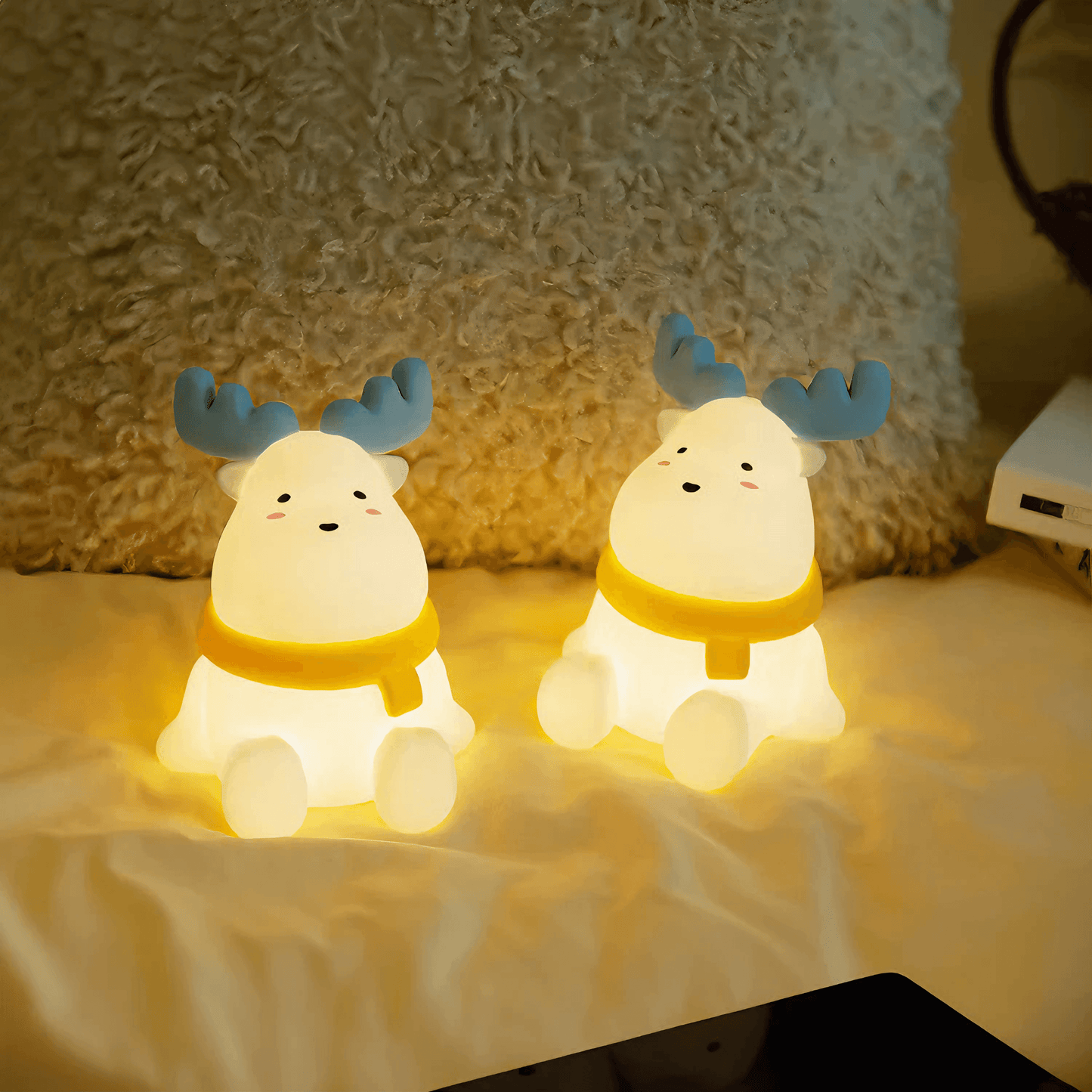 Light grace cute Moose Night Light - Red