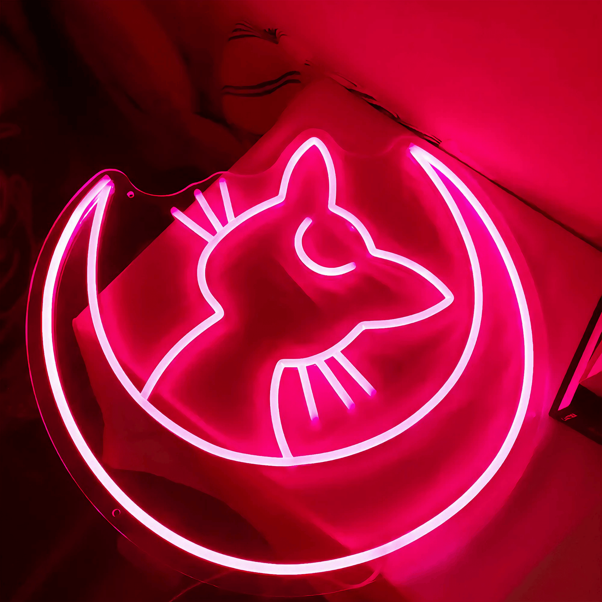 Lightgrace Luna Neon Sign - Violet