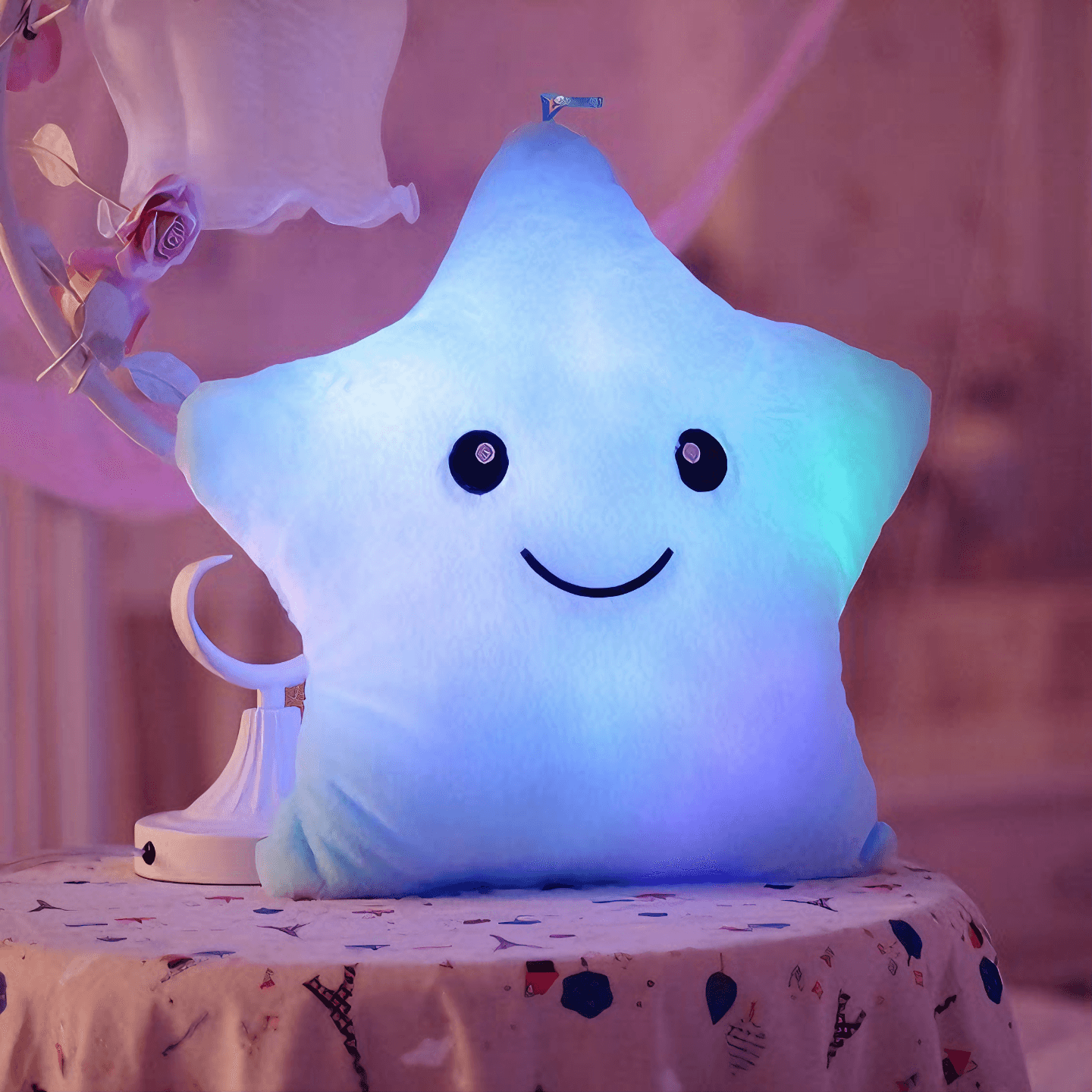 Light grace Luminous Soft Pillow - White
