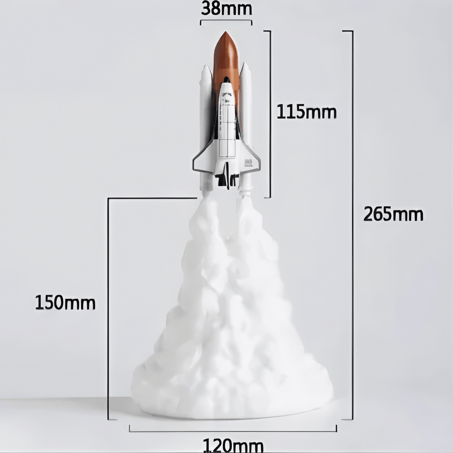 Space Shuttle Lamp - 24 CM from Light grace