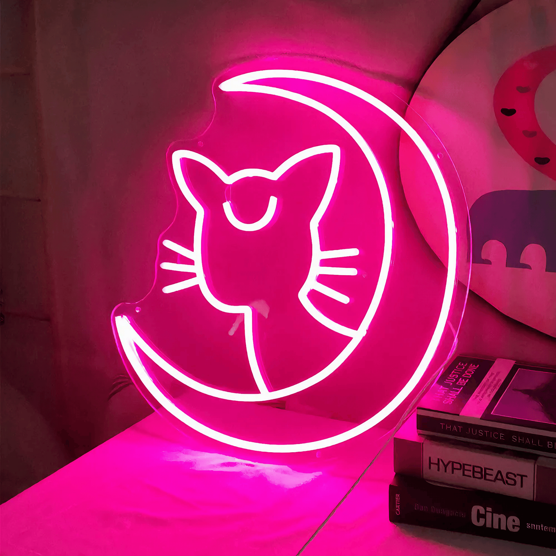 Lightgrace Luna Neon Sign - Pink