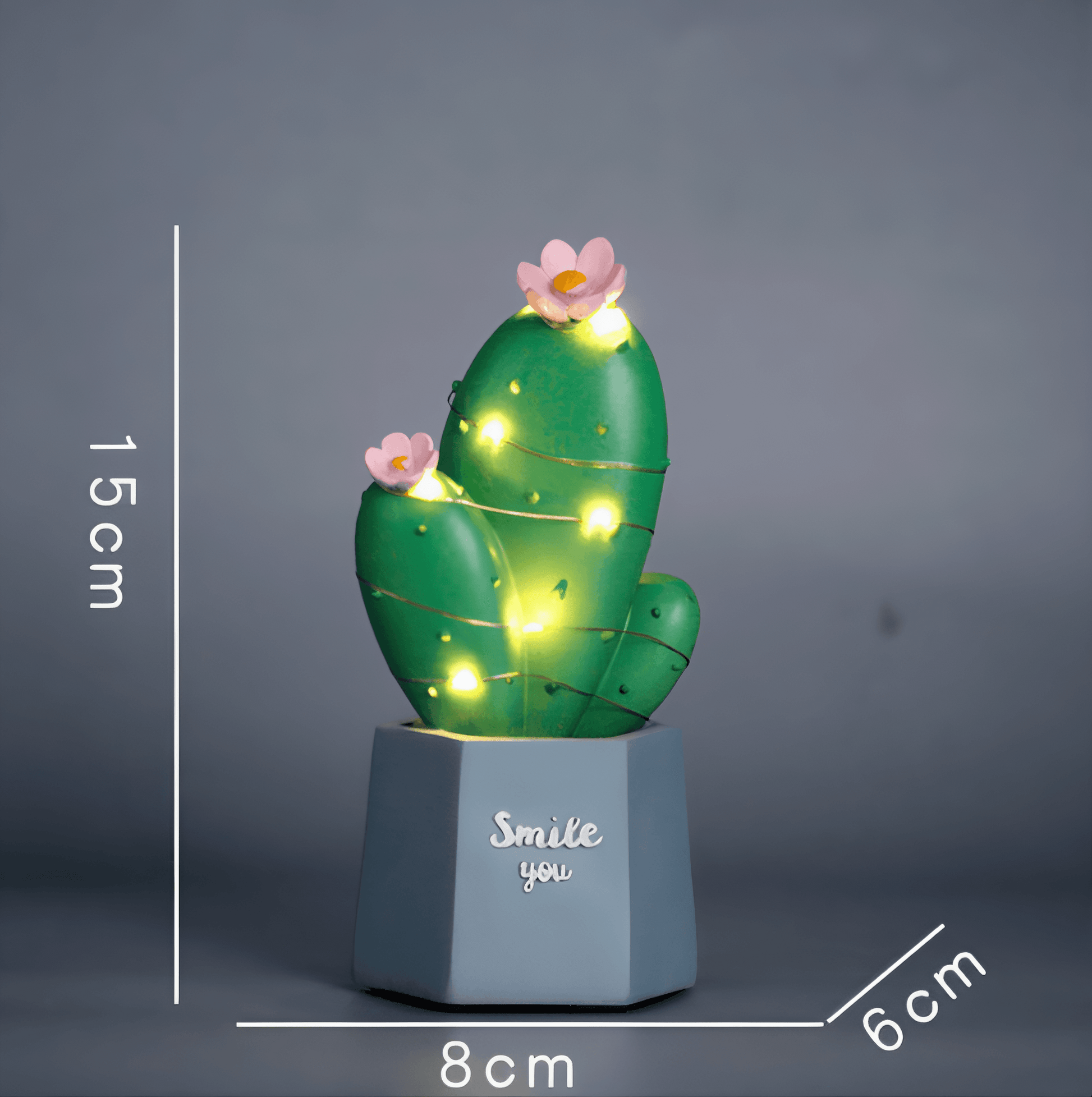 Lightgrace Mini Cactus Night Lamps